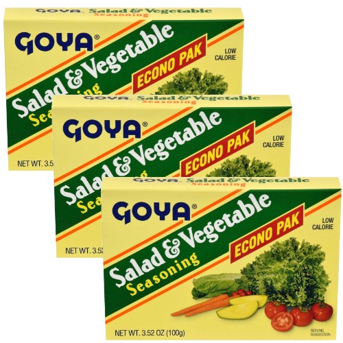 Goya Salad And Vegetable Seasoning 3.52 oz Pack of 3
